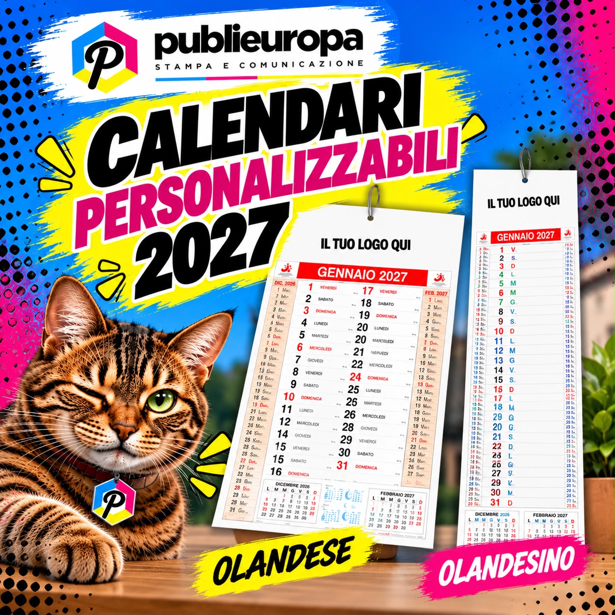 Calendari 2027 Personalizzabili