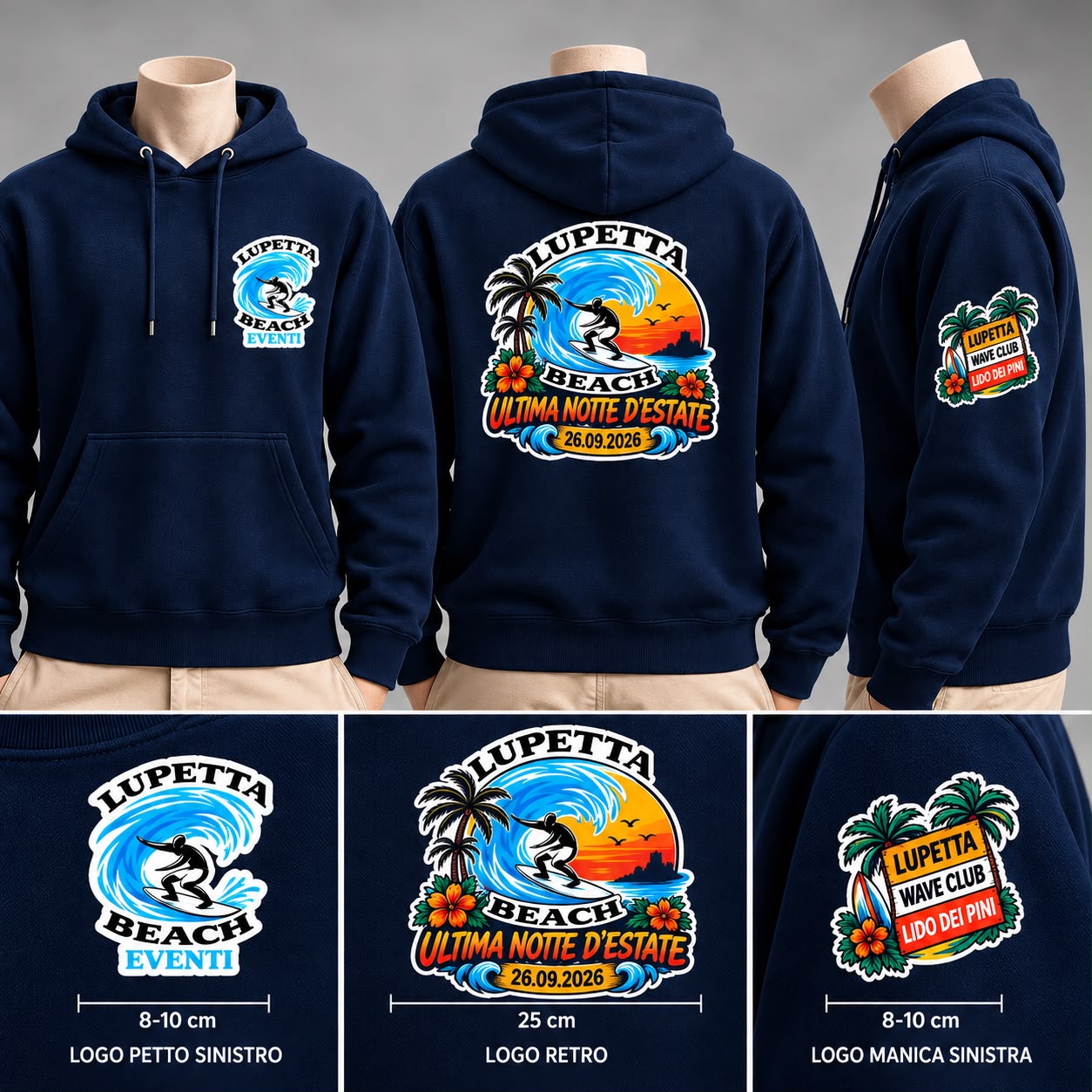 Lupetta Beach Hoodie – Summer Collection 2026