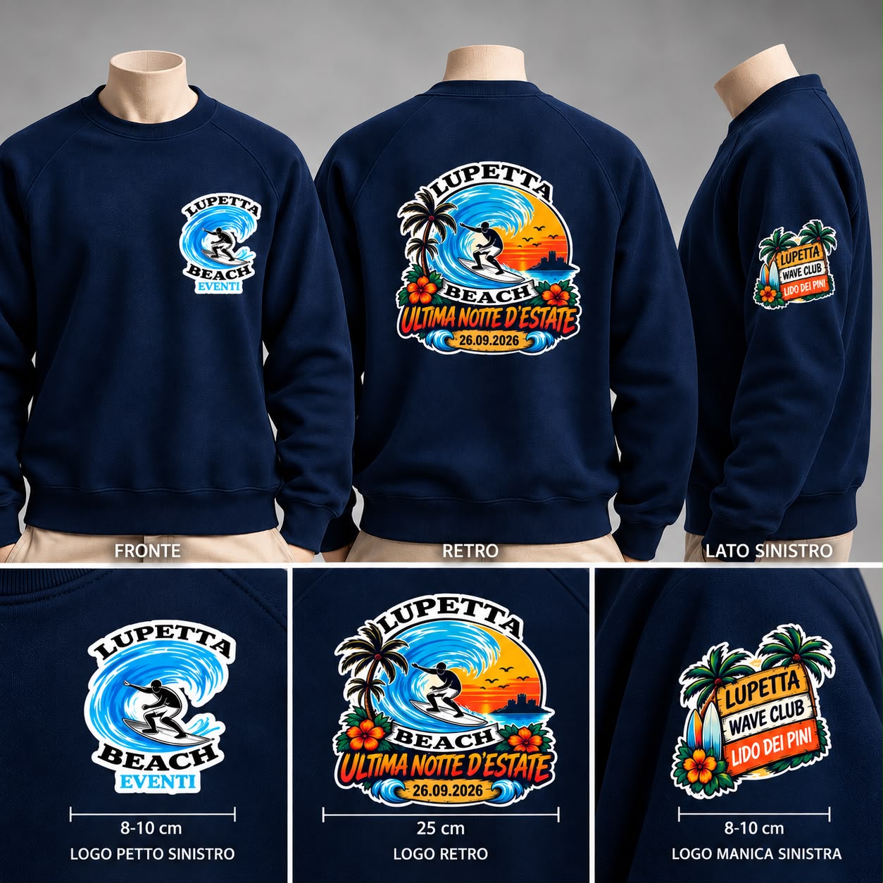 Lupetta Beach Crewneck – Summer Collection 2026